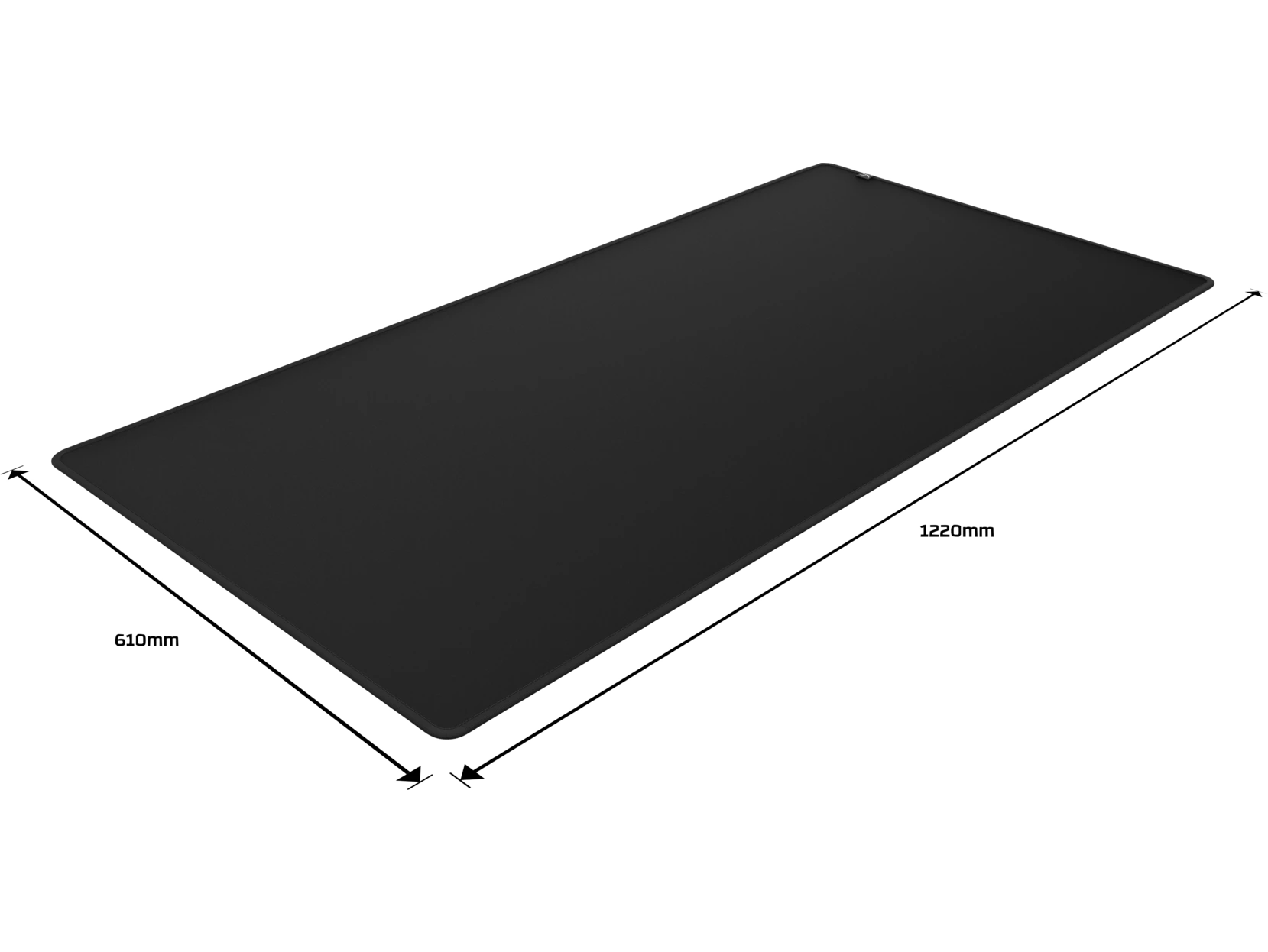 HyperX Pulsefire Mat - Žaidimų pelės kilimėlis, 2XL dydžio, 1220mm x 610mm