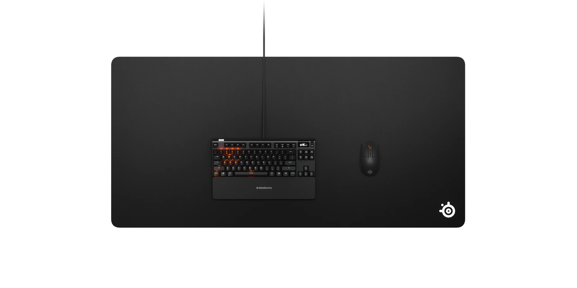 Medžiaginis pelės kilimėlis žaidimams SteelSeries QcK 3XL