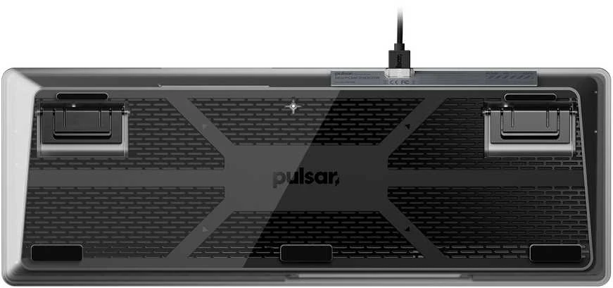 Pulsar PCMK 2 HE TKL - US išdėstymas - Hot-Swappable Hall Effect Switches - Juodas (Juoda) Magnetinė Žaidimų Klaviatūra