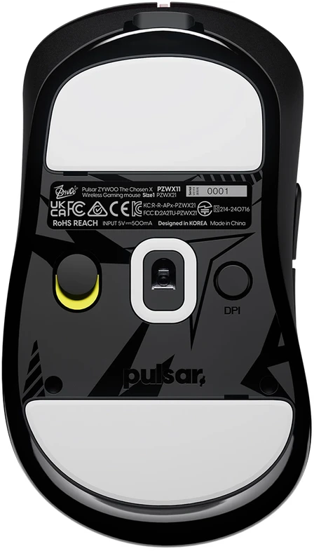 Pulsar ZywOo The Chosen Pelė Mini Wireless Juodas (Juoda) Belaidė Žaidimų Pelė