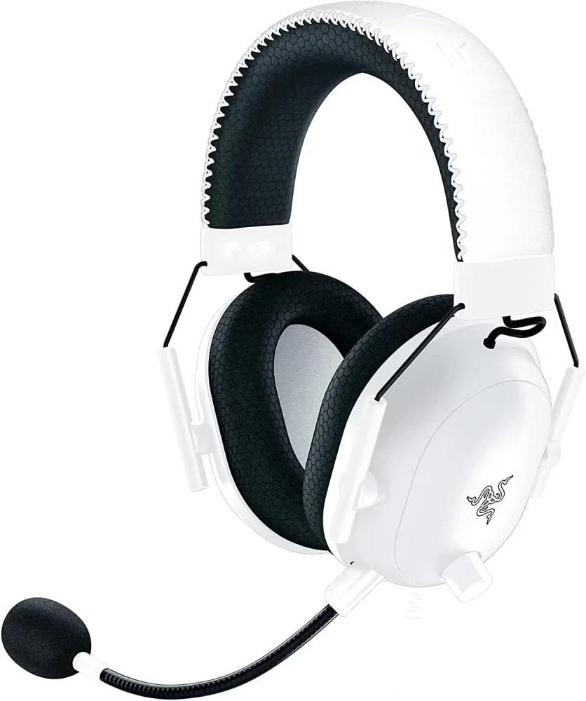 Esports THX Spatial Audio Belaidės Žaidimų Ausinės Razer BlackShark V2 Pro, Baltos