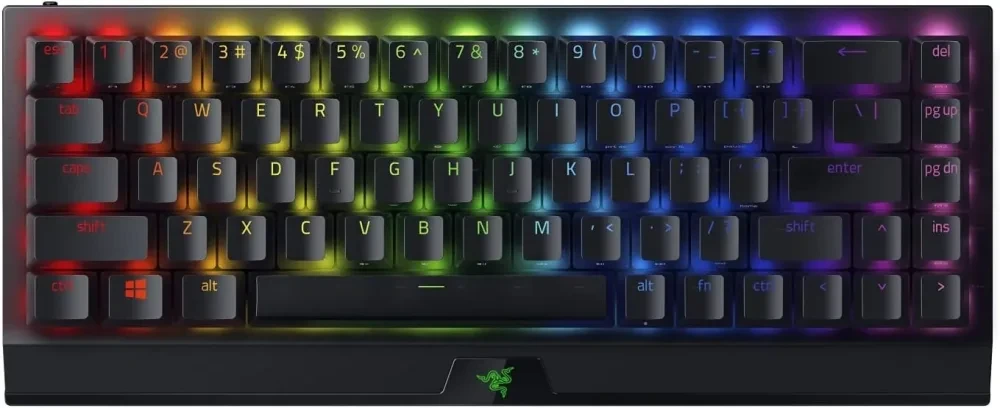 Belaidė 65% Klaviatūra Razer BlackWidow V3 Mini HyperSpeed Phantom Edition, Green Switch, US išdėstymas