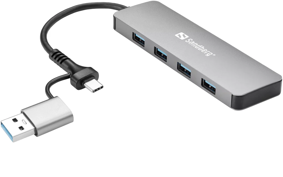 Sandberg USB-C/A iki 4xUSB 3.0 Hub