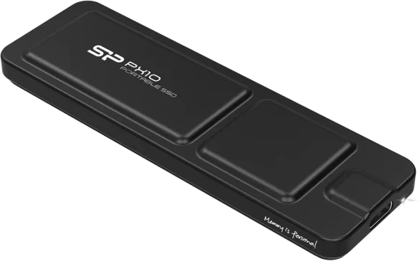 Kietasis diskas SILICON POWER KOMPIUTERIAI IR RYŠIAI SILICON POWER Nešiojamas SSD PX10 2TB USB 3.2