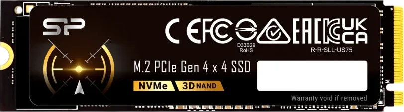 SILICON POWER COMPUTER & COMMUNICAT SILICON POWER SSD US75 1TB M.2 PCIe NVMe Gen4x4 NVMe 1.4 7000/6000MB/s