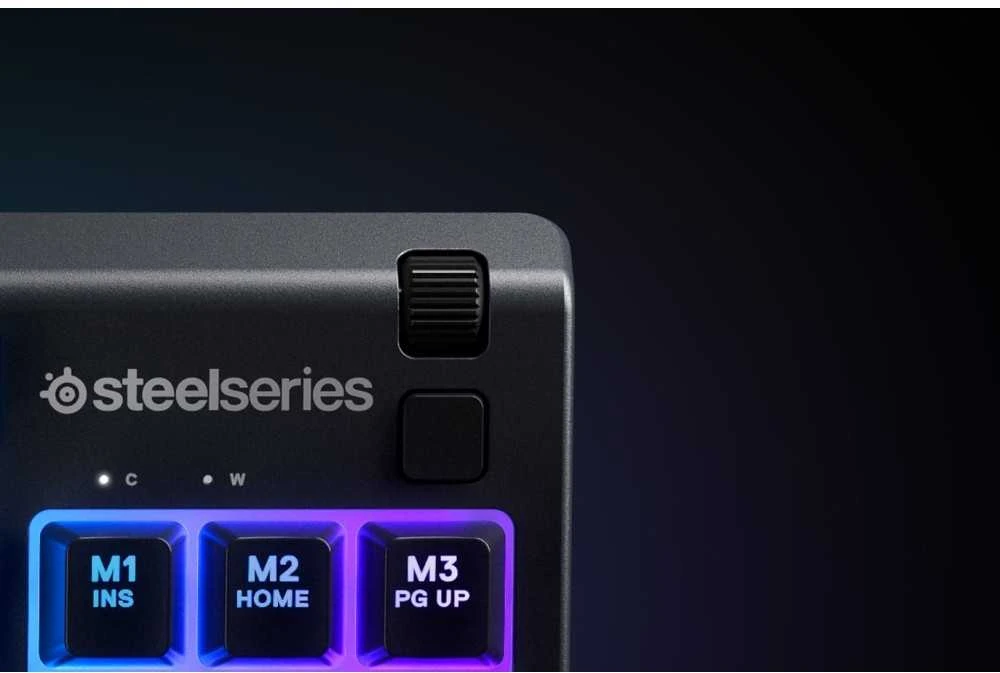 SteelSeries Apex 3 TKL Žaidimų Klaviatūra | Juodas, Membraninė