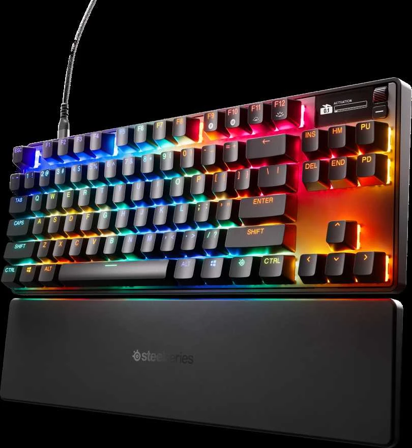 SteelSeries Apex Pro TKL Gen 3 | Klaviatūra žaidimams | su laidu | US | Juodas | USB-C | OmniPoint 3.0 Adjustable HyperMagnetic Switches