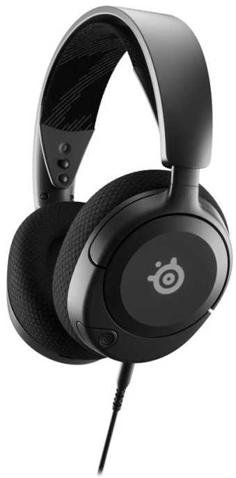 Ausinės žaidimams Arctis Nova 1 Over-Ear, Su mikrofonu, Juodos spalvos