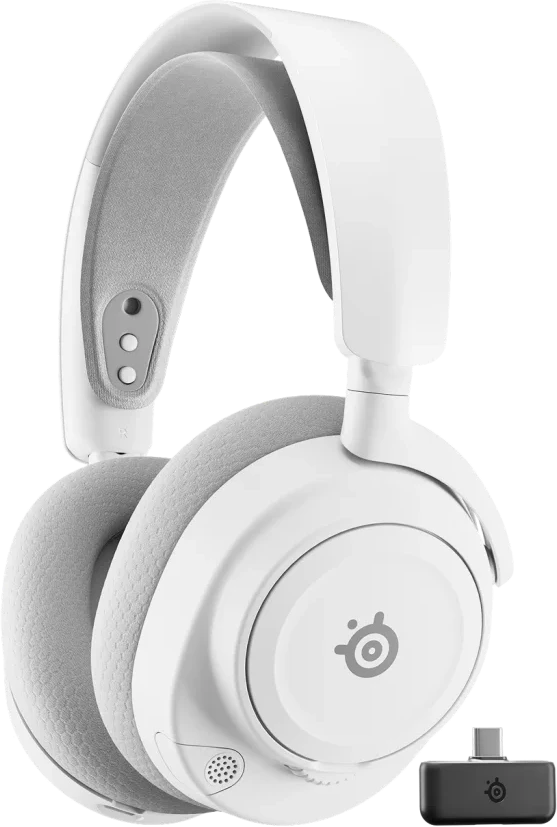 SteelSeries Ausinės Žaidimams | Arctis Nova 7 Gen 2 | Bluetooth | Over-Ear | Mikrofonas | Noise canceling | Belaidės | Baltas