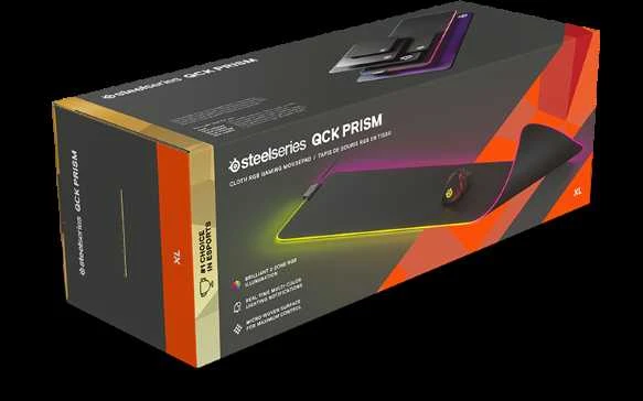 Medžiaginis pelės kilimėlis žaidimams SteelSeries QcK Prism Cloth RGB XL