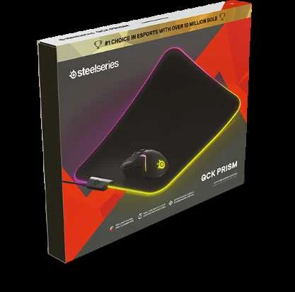 Medžiaginis pelės kilimėlis žaidimams SteelSeries QcK Prism Cloth RGB M