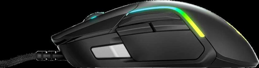 Žaidimų pelė su laidu SteelSeries Rival 5, Juodos spalvos