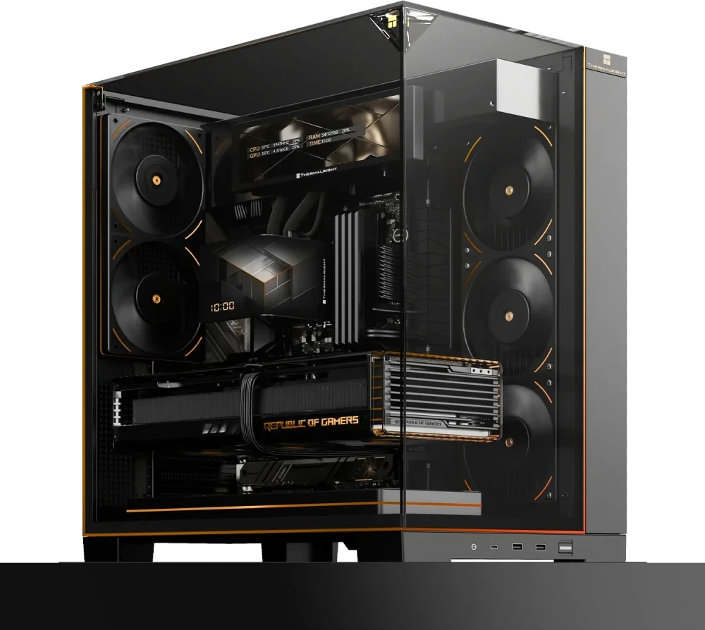 Thermalright A70 Vision Kompiuterio Korpusas | Juodas
