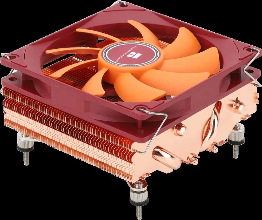 Thermalright AXP90-X47 varinis aušintuvas su oranžiniu ventiliatoriumi
