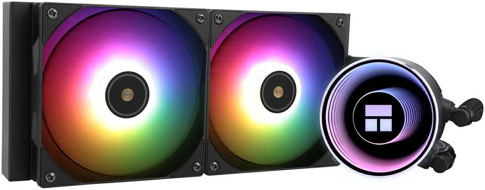 Thermalright Frozen Notte 240 ARGB V2 Juodas Vanduo Aušinimas