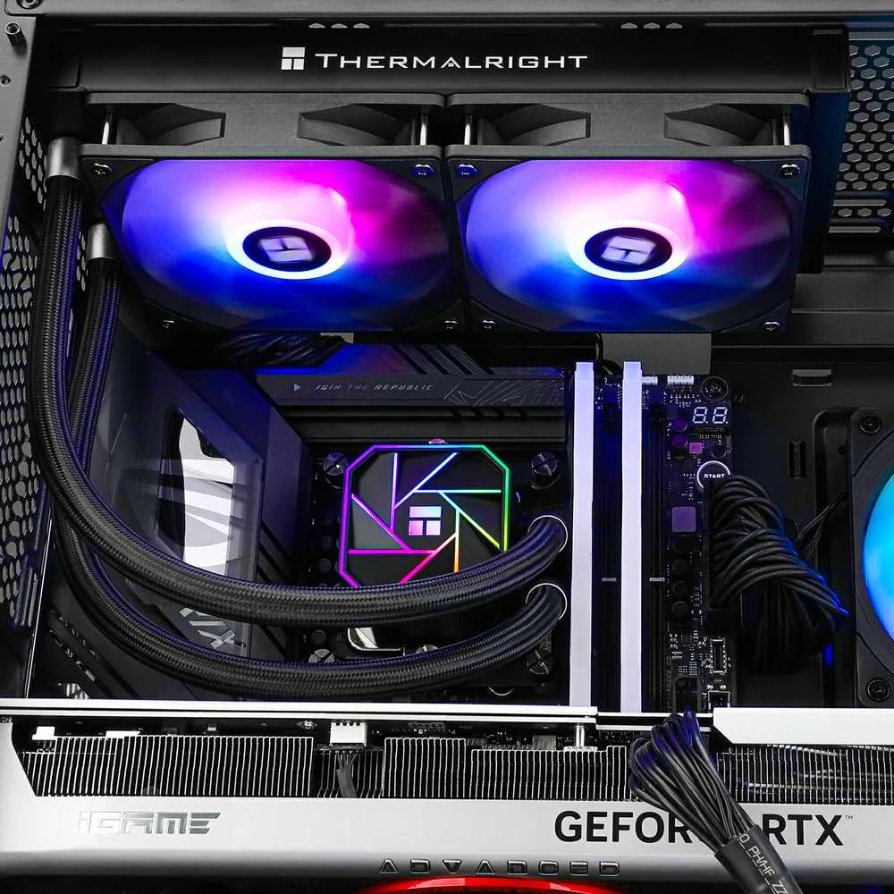Thermalright Frozen Warframe 360 ARGB Juodas (360mm) (Juodas) Procesoriaus AIO Aušintuvas