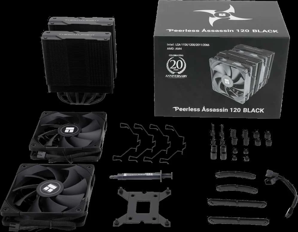 Thermalright Peerless Assassin 120 Juodas (Juodas) Procesoriaus Aušintuvas