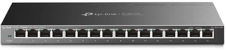 Šakotuvas TP-LINK jungiklis TL-SG116E, valdomas žiniatinklyje