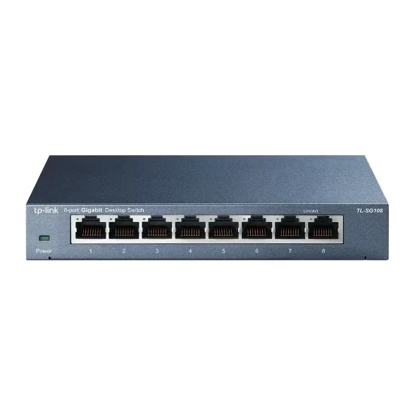 Šakotuvas TP-LINK TP-LINK komutatorius TL-SG108 TLSG108 (TL-SG108)