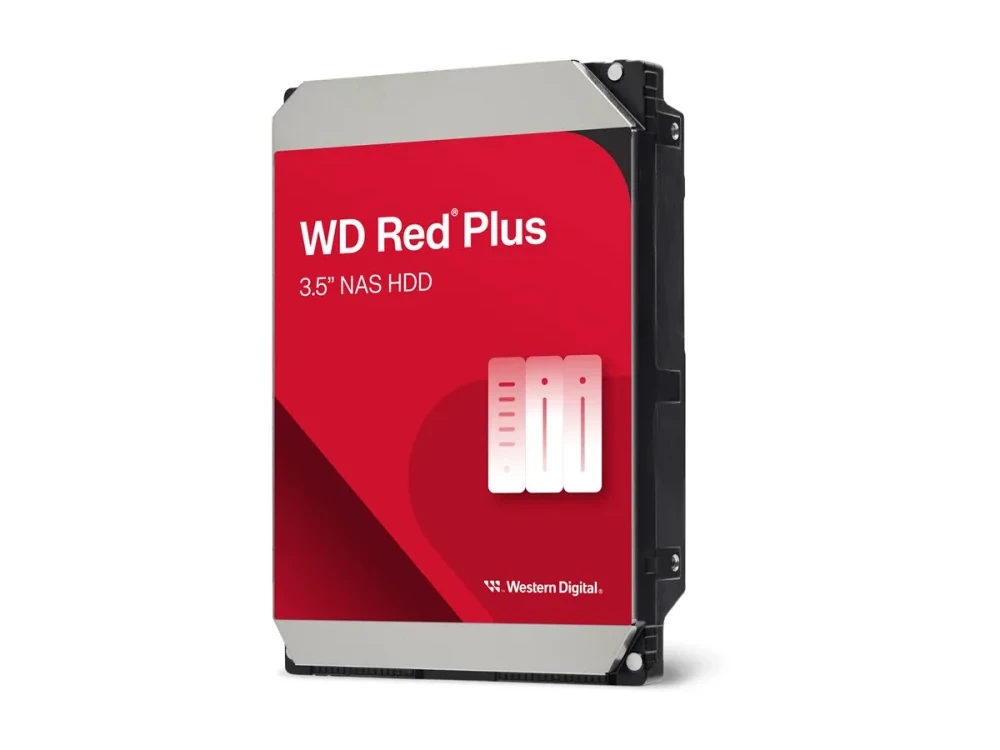 WD Raudona Plus NAS HDD Kietasis Diskas | 2TB, 3.5", SATA