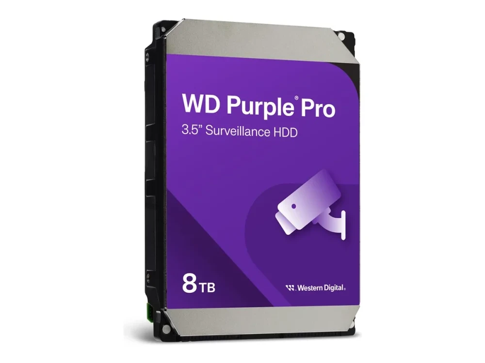 Western Digital HDD AV WD Violetinė Pro (3.5'', 8TB, 256MB, 7200 RPM, SATA 6 Gb/s)