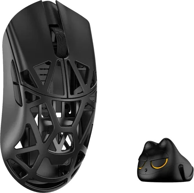 WL Pelė WLMOUSE Beast X Mini Pro Solid Sides Pelė žaidimams, Omron Optinė Switches – juodas