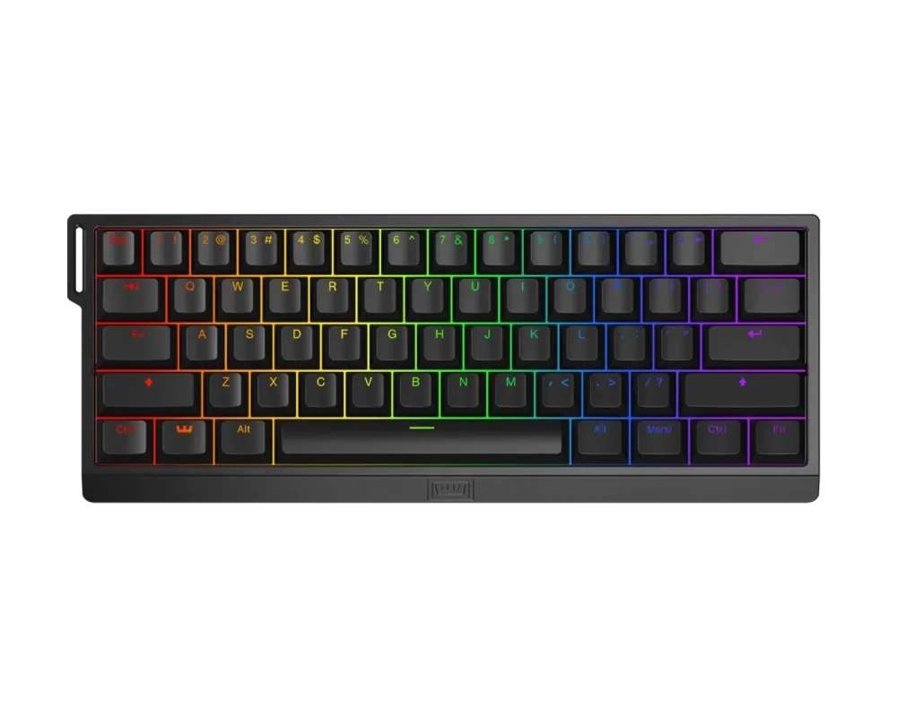 Wooting 60HE+ – US išdėstymas – Lekker L60 V2 Switches – Juodas (Juoda) Magnetinė Žaidimų Klaviatūra