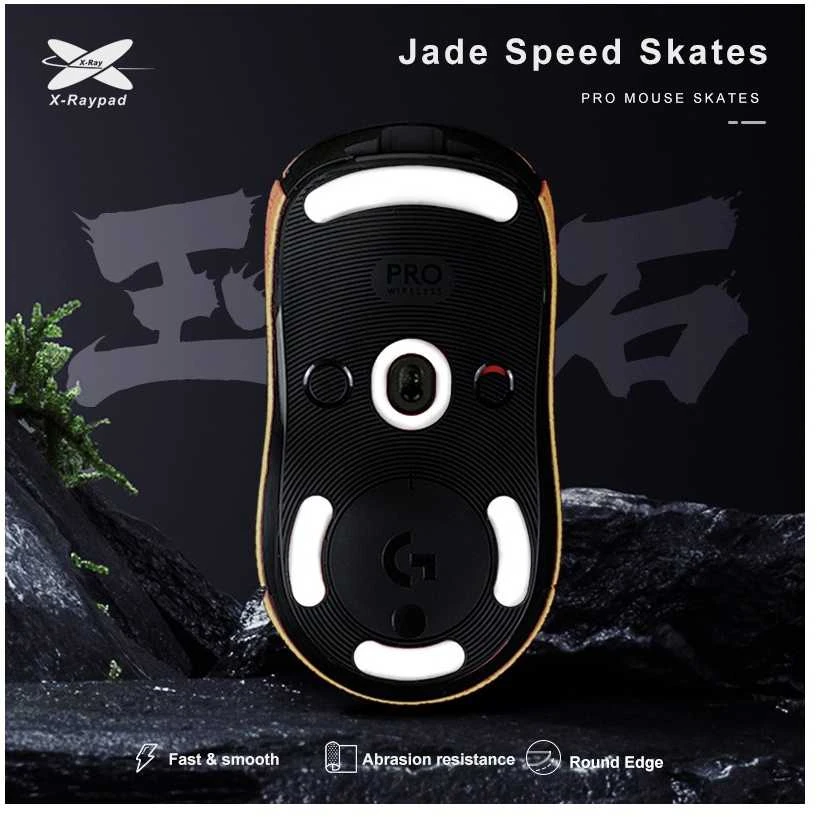 X-Raypad Jade Skates Logitech G Pro Baltas 2 vnt. (Balti) Pakaitiniai Pelė Feet