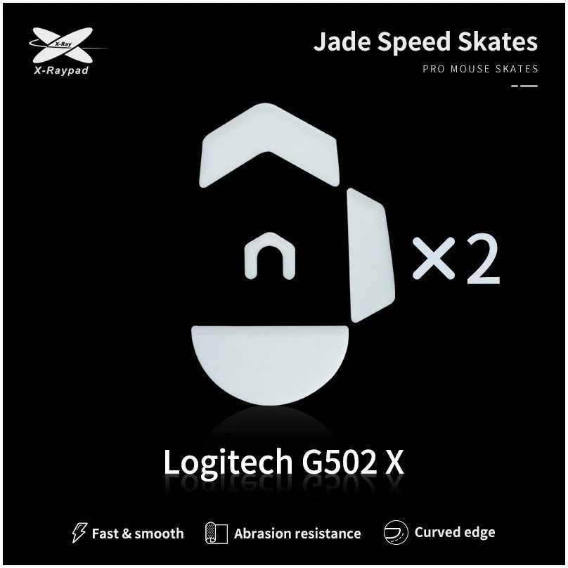 X-Raypad Jade Skates Logitech G502 X Baltas 2 vnt. (Balti) Pakaitiniai Pelė Feet
