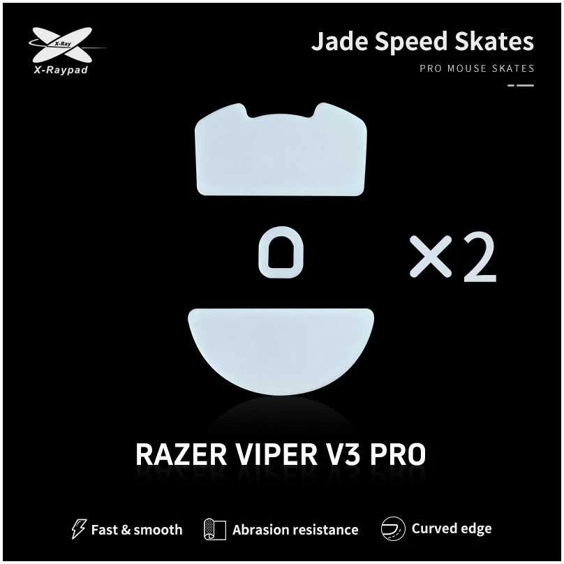 X-Raypad Jade Skates Razer Deathadder V3 Pro Baltas 2 vnt. (Balti) Pakaitiniai Pelė Feet