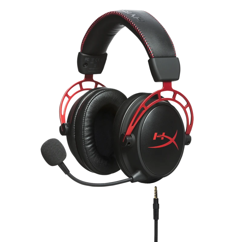 Žaidimų ausinės HyperX Cloud Alpha, Juodos