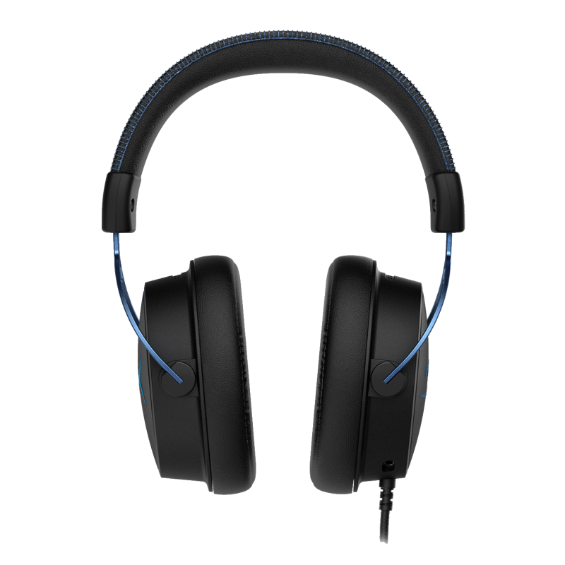 Žaidimų Ausinės HyperX Cloud Alpha S, tinka PC ir PS4, Virtualus 7.1  erdvinis garsas, Mėlynos | Varle.lt