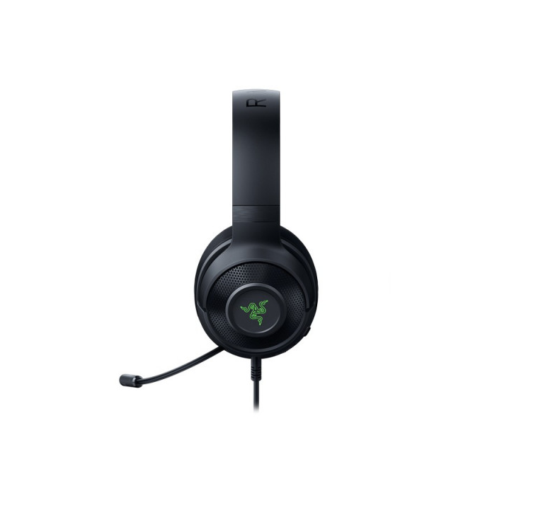 Ultra-Lengvos PC Žaidimų Ausinės Razer Kraken V3 X, Juodos