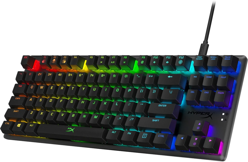 HyperX Alloy Origins Core Tenkeyless Mechaninė žaidimų klaviatūra, US išdėstymas, HyperX Blue Switch