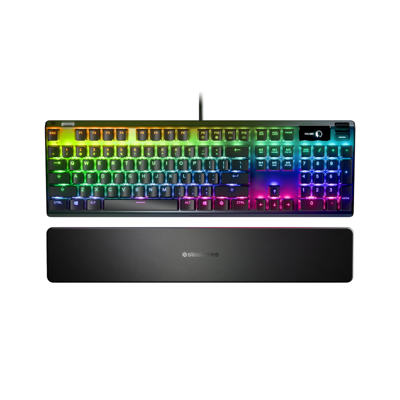 Žaidimų klaviatūra SteelSeries Apex Pro, OmniPoint Switch, US kalba, Juodos spalvos aprašymas - Prekės nuotrauka