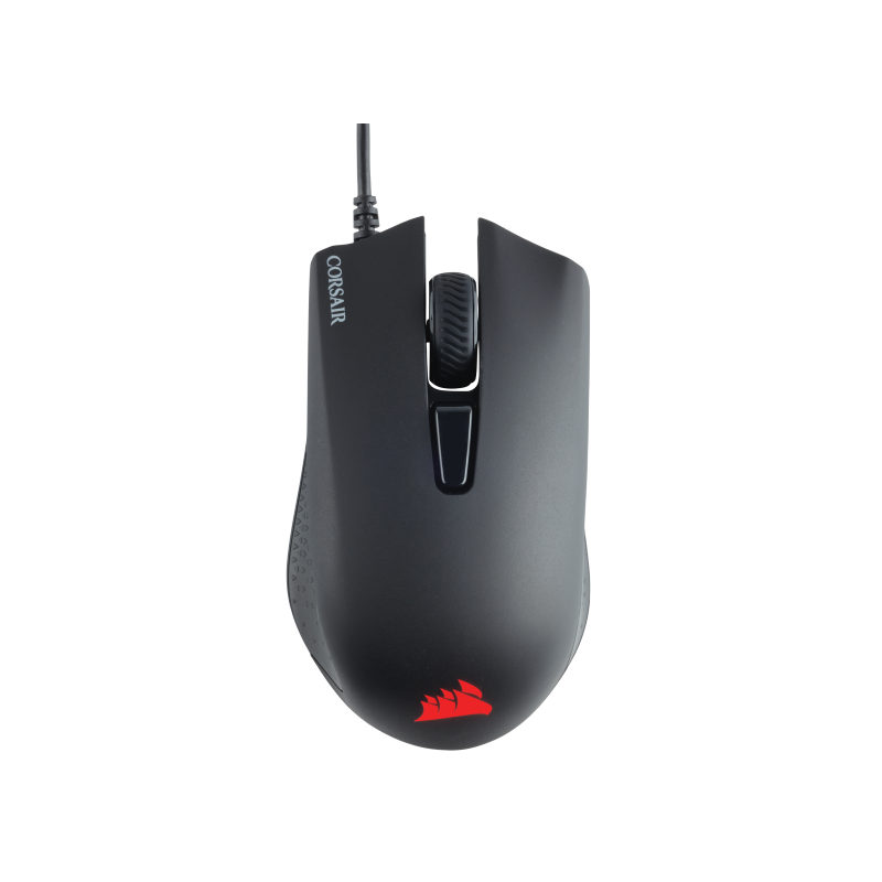 Corsair Harpoon RGB PRO FPS/MOBA Pelė žaidimams, Juodas, 12000 DPI, Optinė