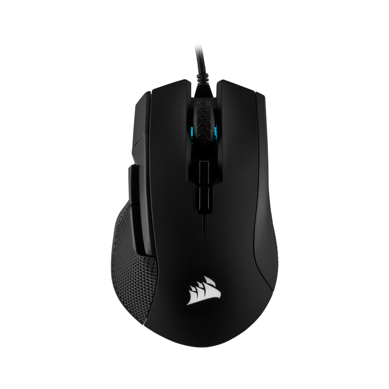 Corsair Ironclaw FPS/MOBA žaidimų pelė, Juoda