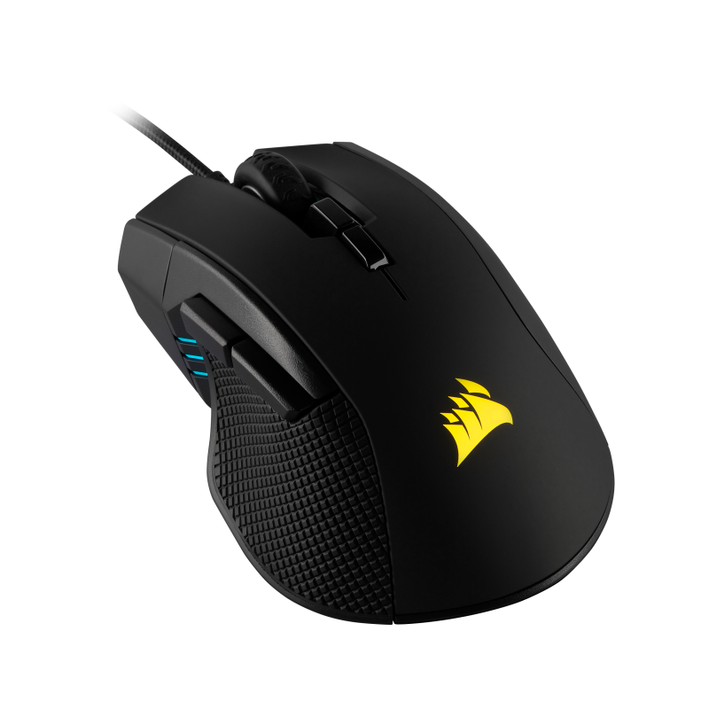 Corsair Ironclaw FPS/MOBA žaidimų pelė, Juoda