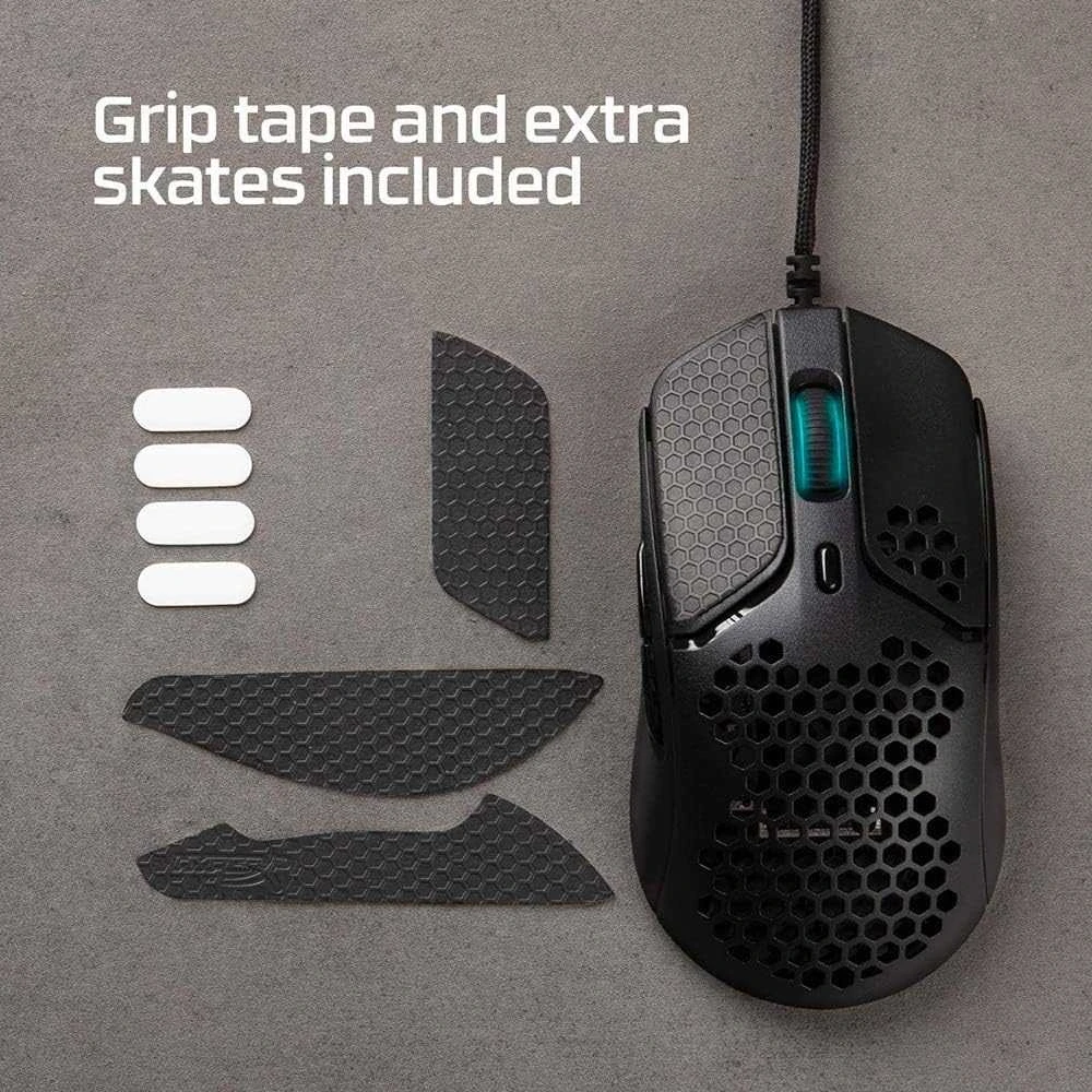 Žaidimų pelė HyperX Pulsefire Haste, Juoda/Raudona