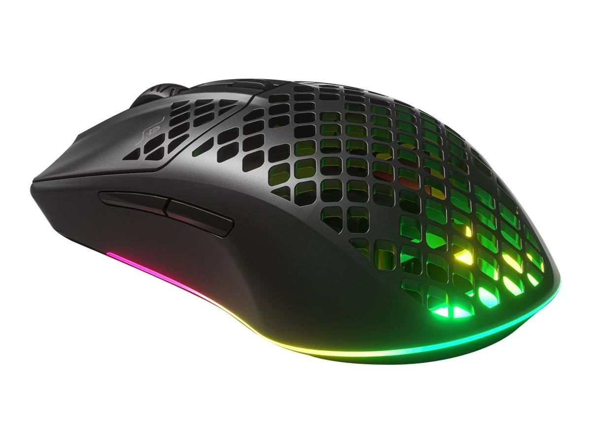 Belaidė Žaidimų pelė SteelSeries Aerox 3 Wireless, Juodos spalvos