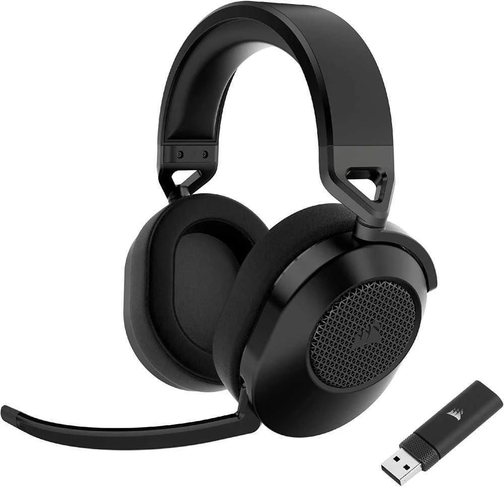 Corsair | Ausinės Žaidimams | HS65 | Belaidės | Over-Ear | Mikrofonas | Carbon | Belaidės
