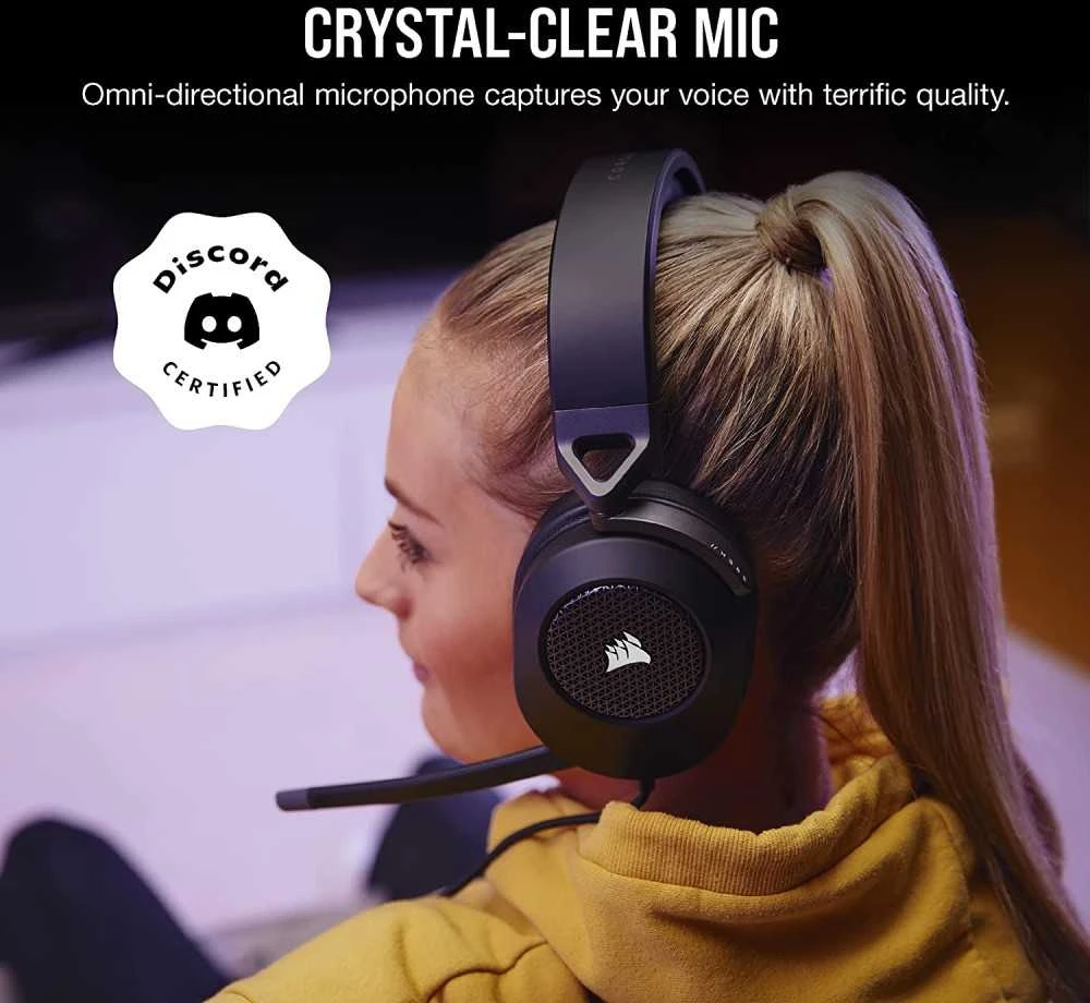 Corsair HS65 Surround Žaidimų Ausinės | Carbon