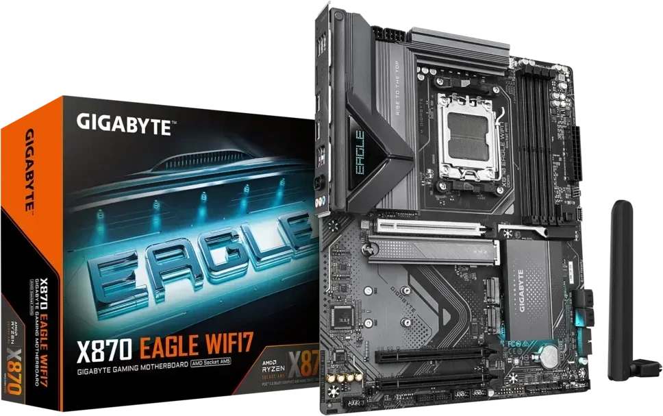Pagrindinė plokštė GIGABYTE X870 EAGLE WIFI7 AM5 ATX MB