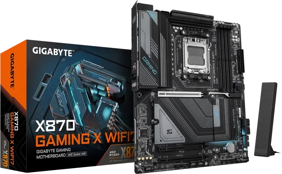 Pagrindinė plokštė GIGABYTE X870 GAMING X WIFI7 AM5 ATX MB