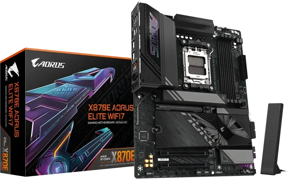 Pagrindinė plokštė GIGABYTE X870E A ELITE WIFI7 AM5 ATX MB