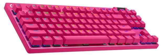 Logitech G PRO X TKL Wireless Belaidė Žaidimų Klaviatūra | Magenta, GX Tactile
