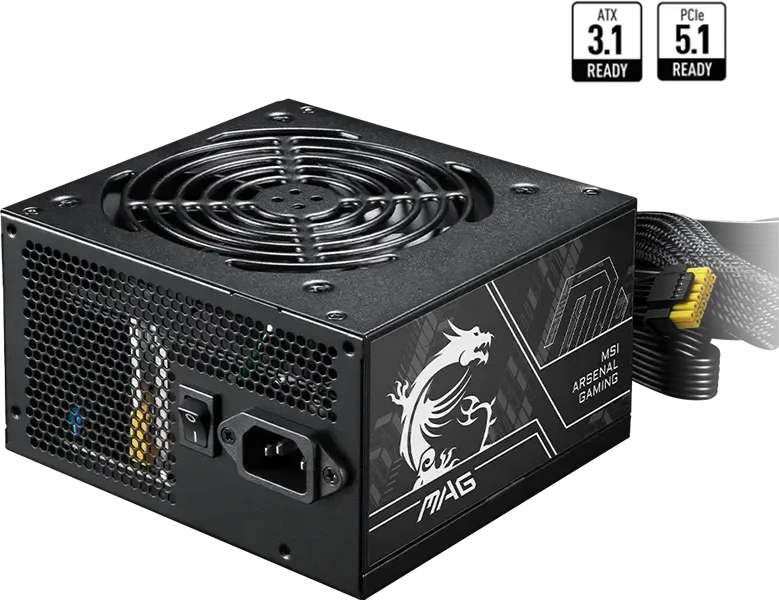 MSI MAG A750BN PCIE5 II maitinimo šaltinis