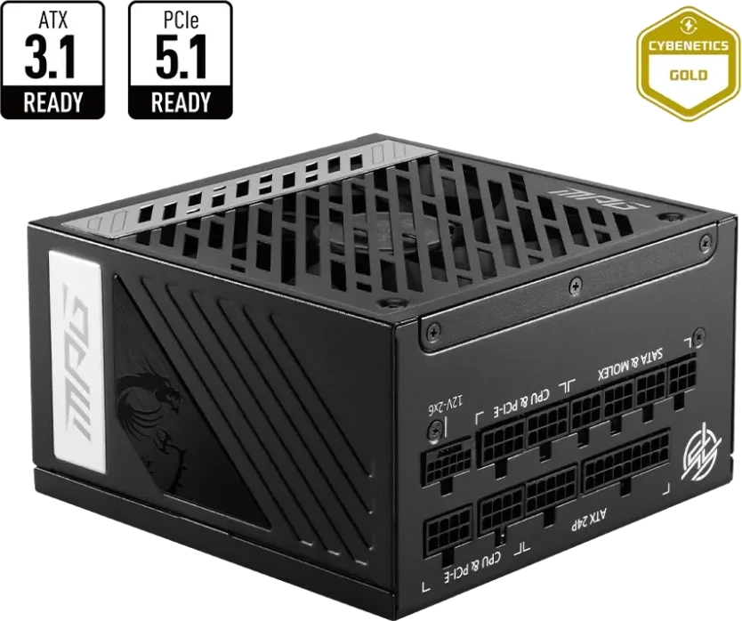 Maitinimo blokas MSI MPG A850G PCIE5 80 PLUS Gold/850W