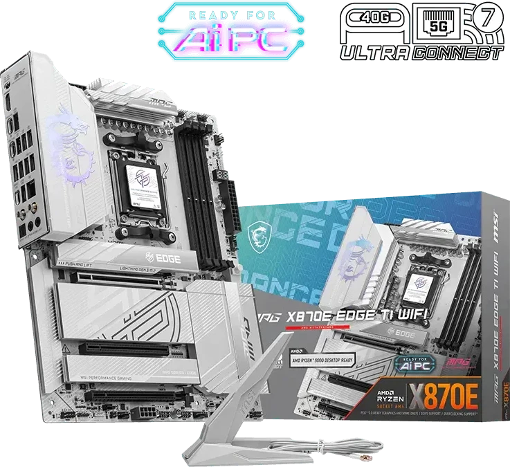 Pagrindinė plokštė MSI MPG X870E EDGE TI WIFI