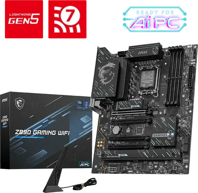 MSI Z890 GAMING WIFI pagrindinė plokštė